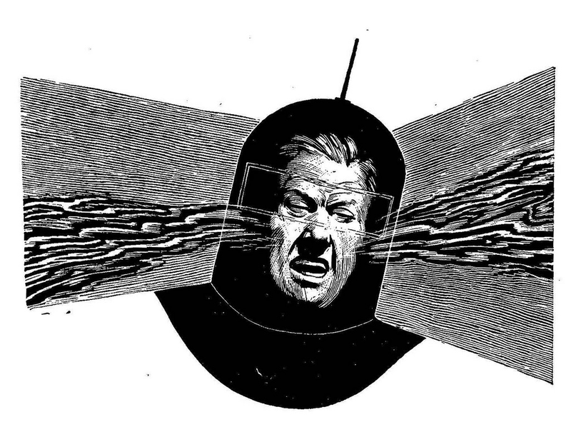 Illustration for article titled This Vintage Science Fiction Magazine Art Is Worth Geeking Out Over